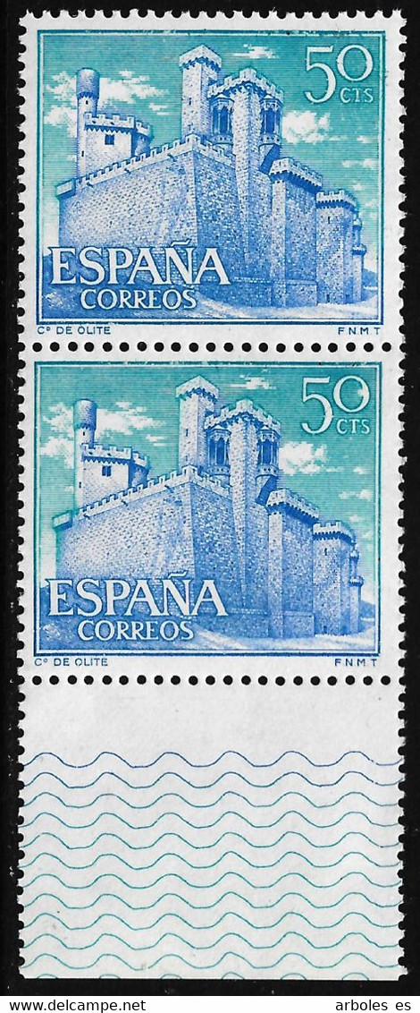 CASTILLOS ESPAÑA - AÑO 1966 - Nº EDIFIL 1741it - VARIEDAD - Variedades & Curiosidades