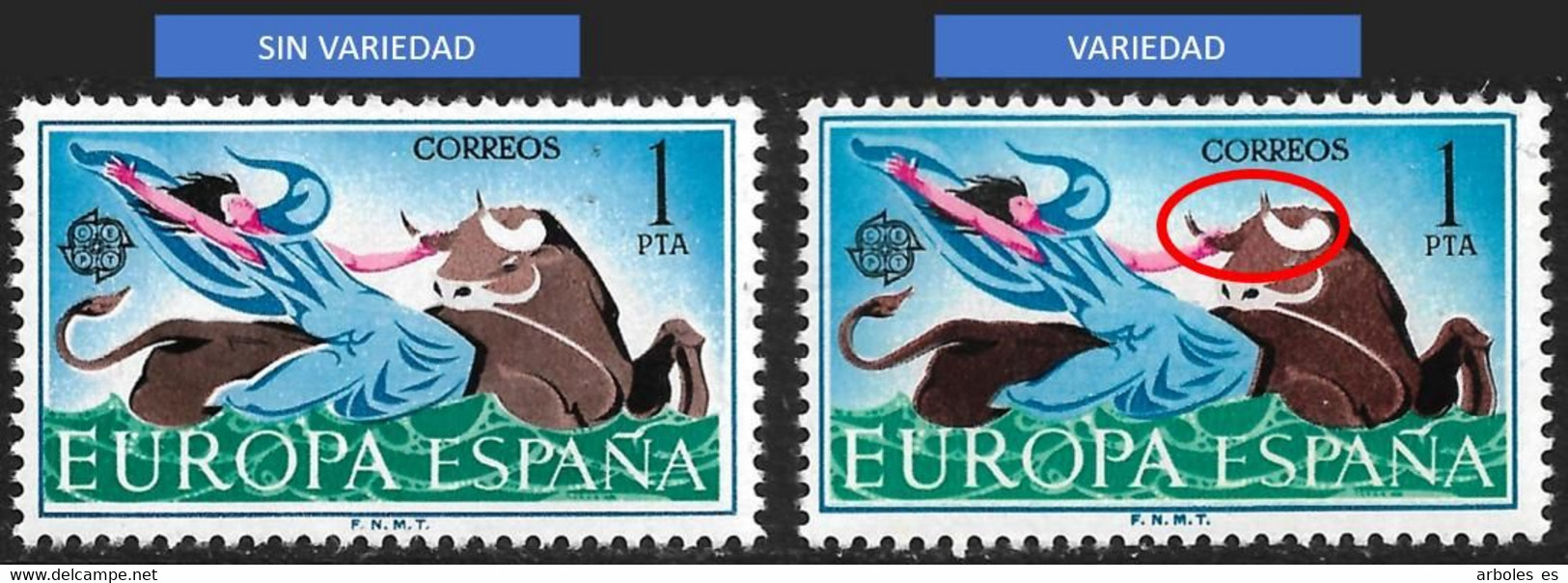 EUROPA - AÑO 1966 - Nº EDIFIL 1747id - VARIEDAD - Variedades & Curiosidades