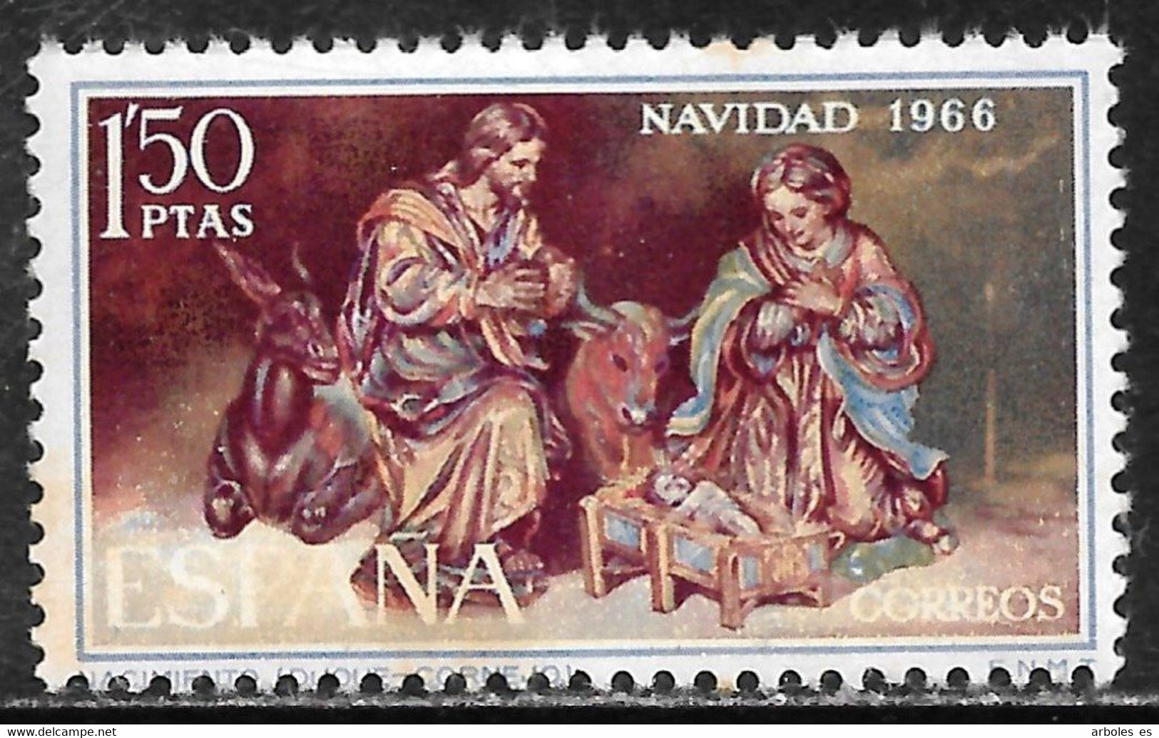 NAVIDAD - AÑO 1966 - Nº EDIFIL 1764it - VARIEDAD - Variedades & Curiosidades