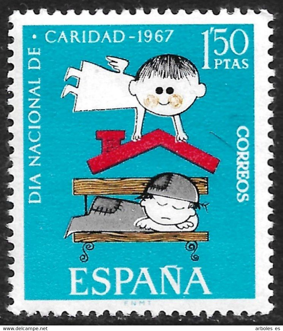 PRO CARITAS - AÑO 1967 - Nº EDIFIL 1801cda - VARIEDAD - Variedades & Curiosidades