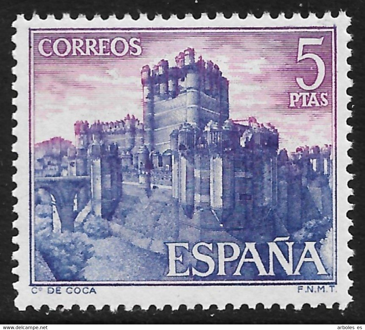 CASTILLOS ESPAÑA - AÑO 1967 - Nº EDIFIL 1814cda - VARIEDAD - Variedades & Curiosidades