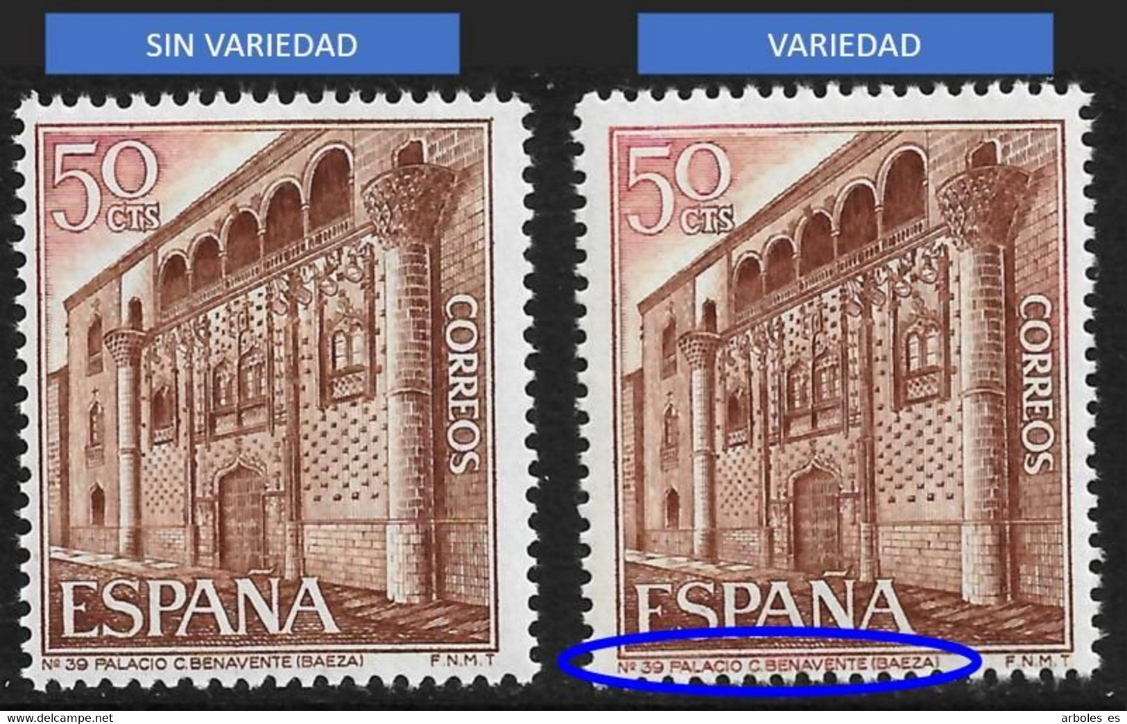 SERIE TURISTICA - AÑO 1968 - Nº EDIFIL 1875a - VARIEDAD - Variedades & Curiosidades