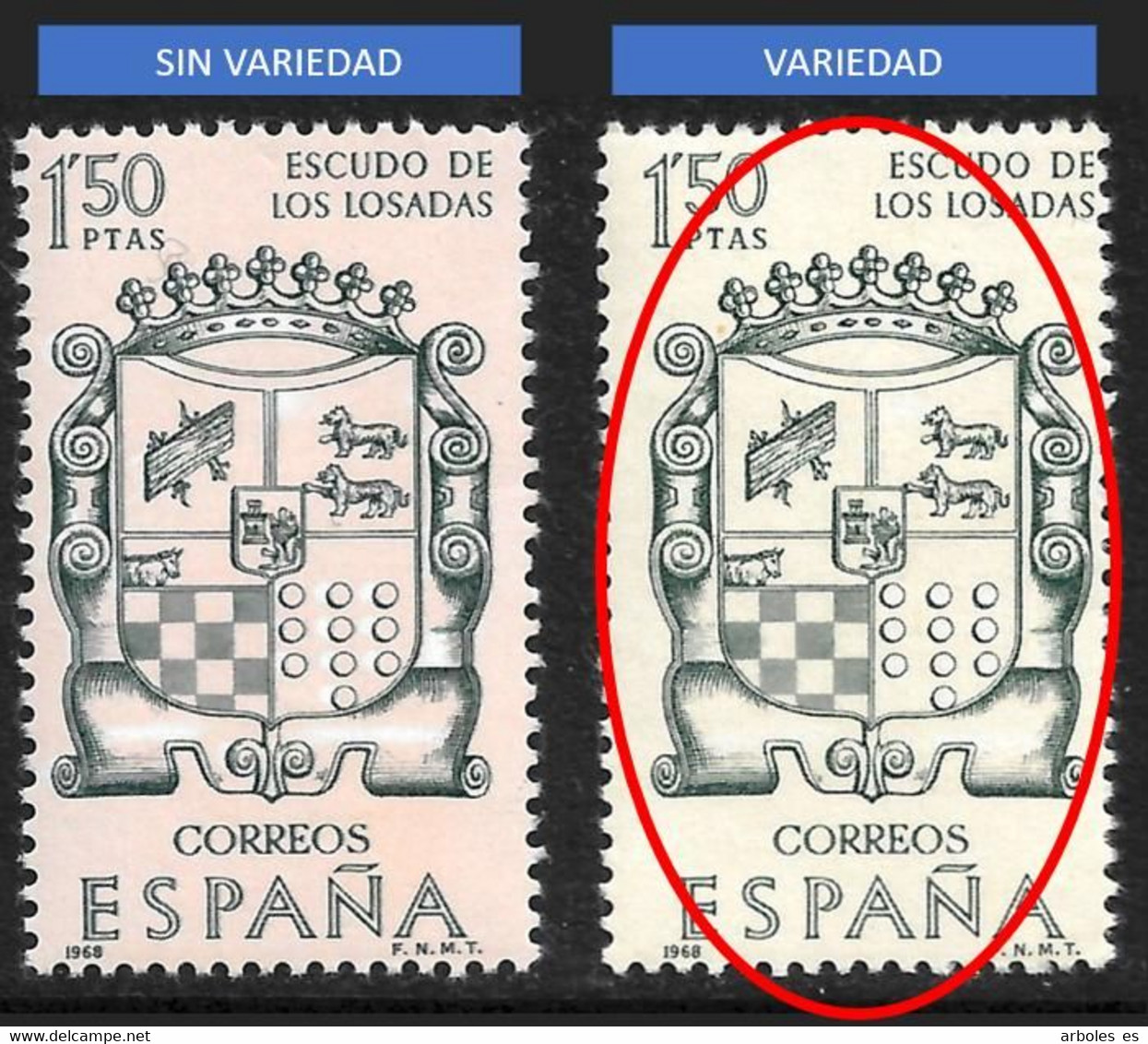 FORJADORES AMÉRICA - AÑO 1968 - Nº EDIFIL 1891cc - VARIEDAD - Variedades & Curiosidades