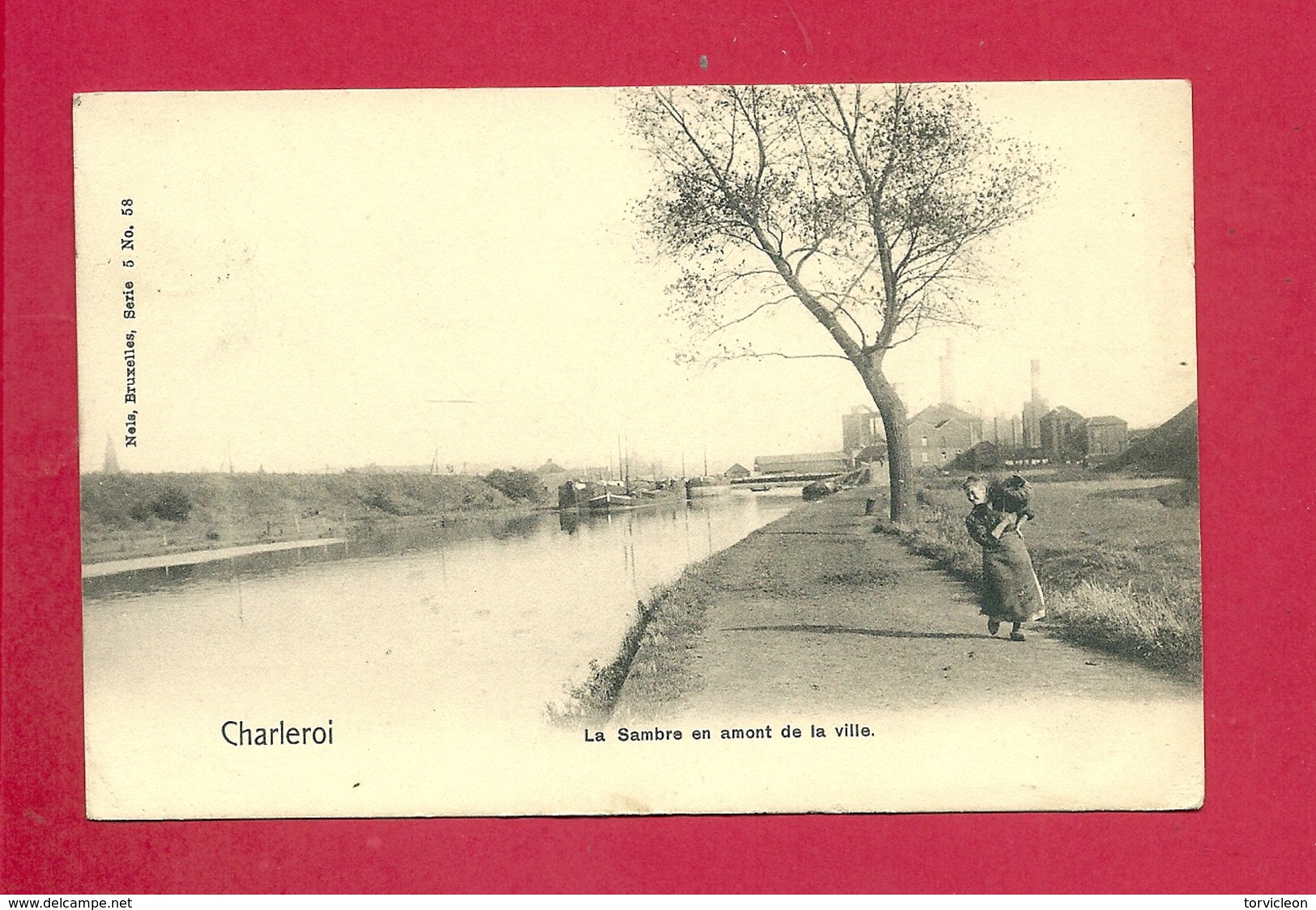 C.P. Charleroi  = La  SAMBRE  En  Amont  De La Ville - Charleroi