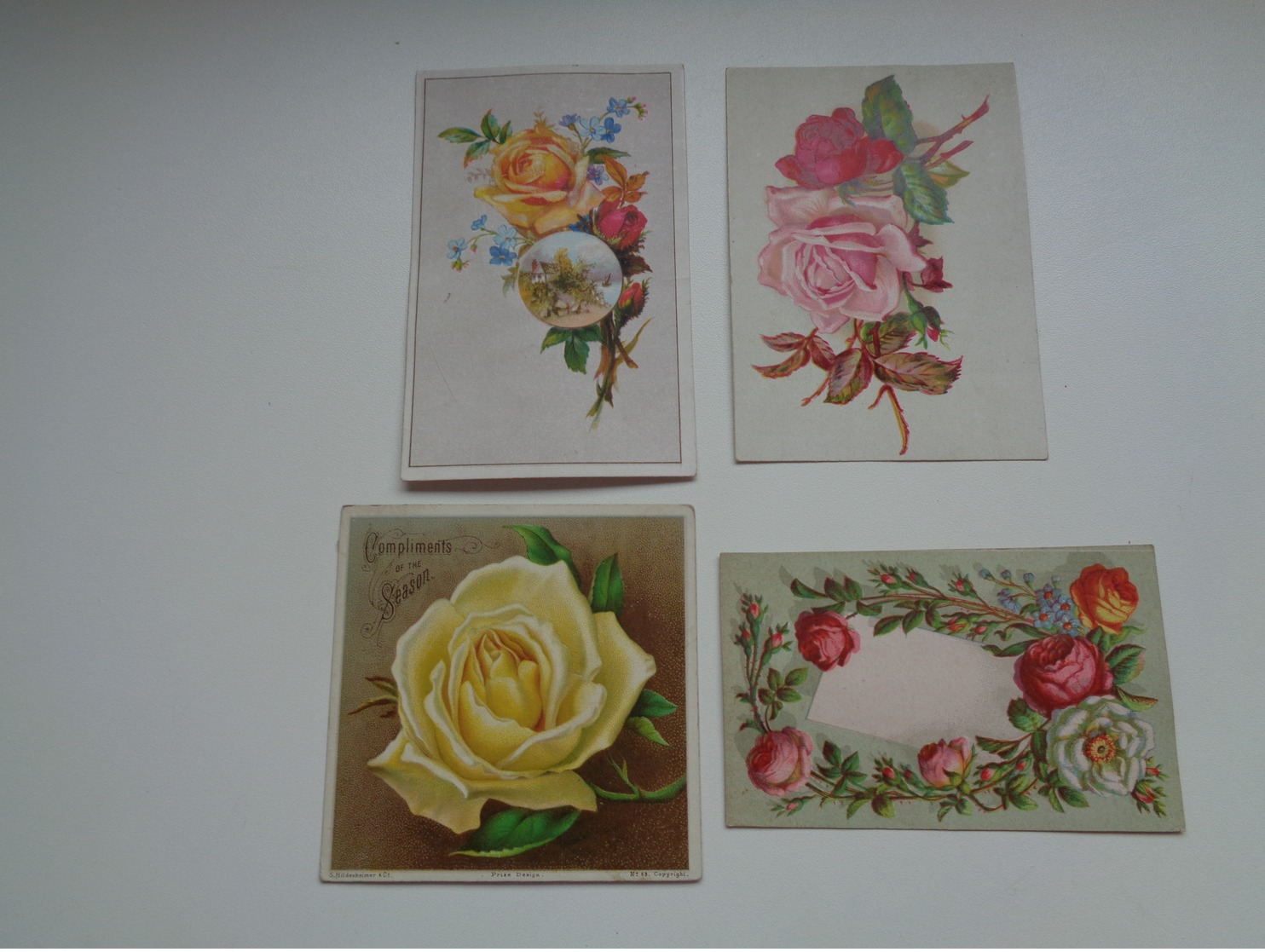 Chromo ( 1254 )    Carte Mignonette  -  Lot De 4 Chromos - Other & Unclassified