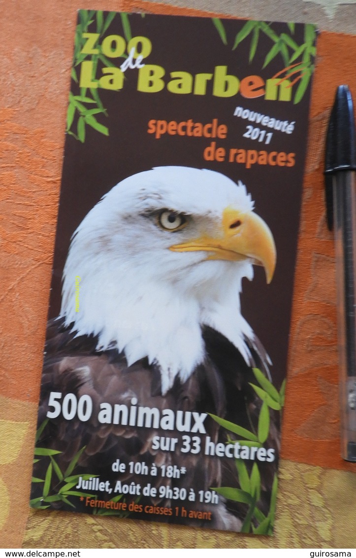 Prospectus Du Zoo De La Barben 2011 : Rapaces - Tourism Brochures