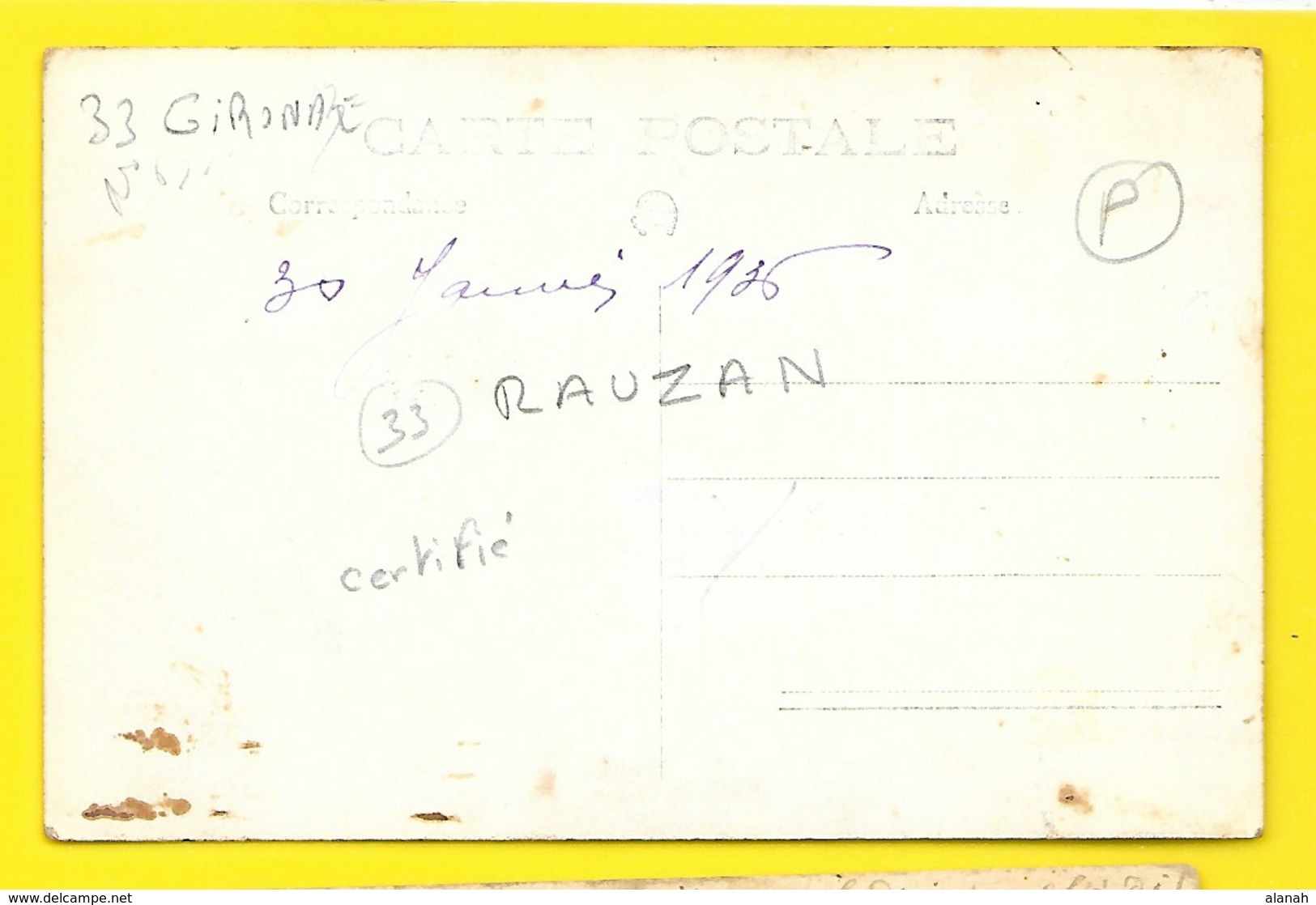 RAUZAN? Carte Photo De Classe () Gironde (33) - Autres & Non Classés