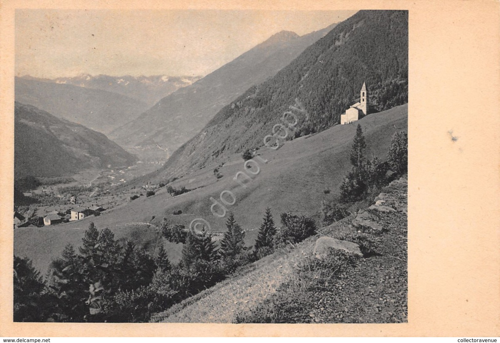 Cartolina Sondalo Panorama 1943 - Sondrio