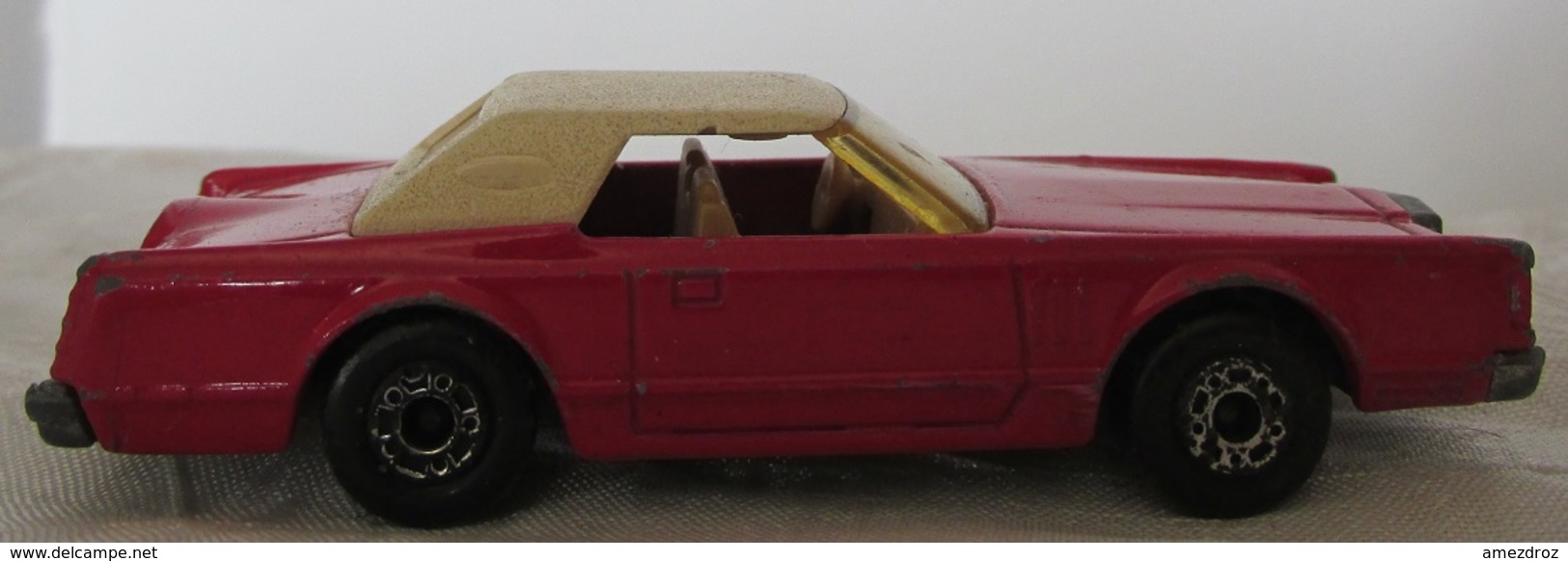 Voiture Matchbox N° 28 Lincoln Continental 1979 Lesney Made In England Longueur 7,5 Cm (4) - Lesney