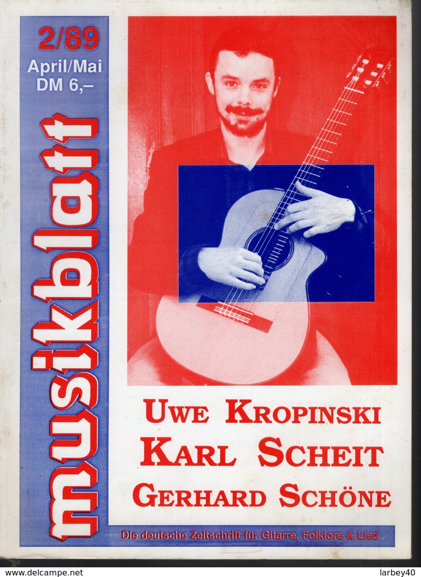 Revue De Musique -  Musikblatt N° 3 - 1989 - Uwe Kropinski - Muziek