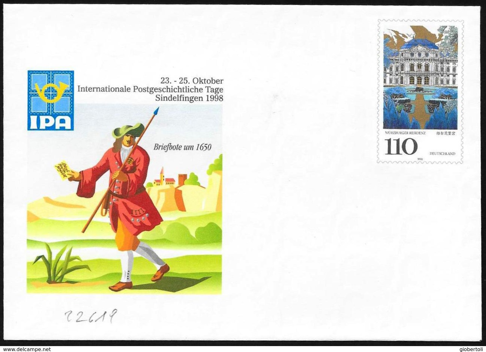 Germania/Germany/Allemagne: Intero, Stationery, Entier, "IPA '98" - Esposizioni Filateliche