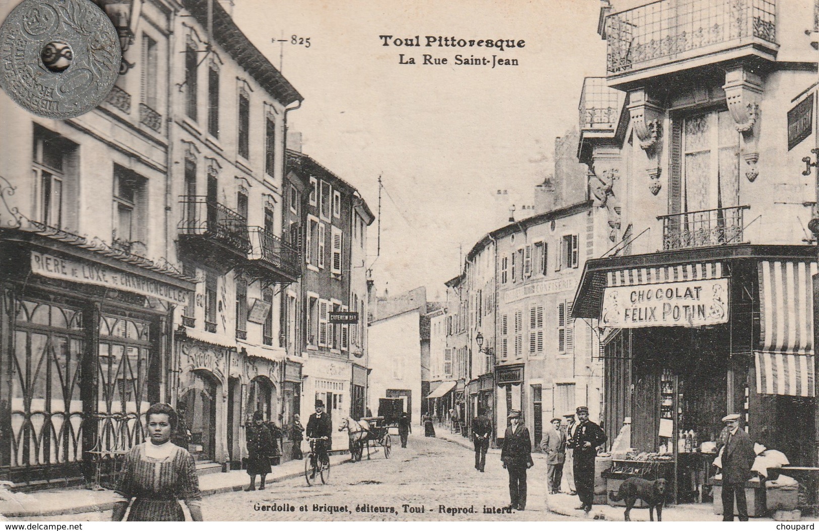 54 - Carte Postale Ancienne De  Toul  Pittoresque  La Rue Saint Jean - Toul
