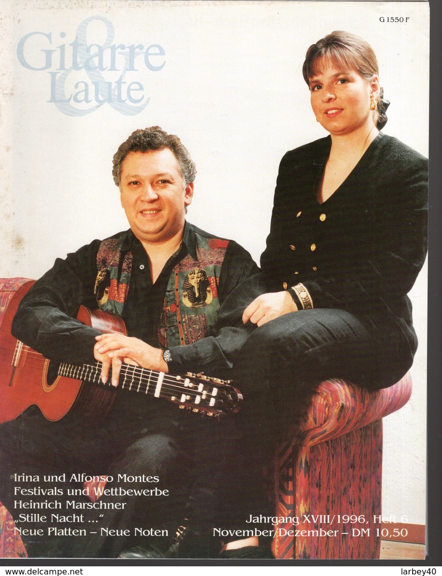 Revue De Musique -  Gitarre & Laute - N° 6 - 1996 - Irina Und Alfonso Montes - Musica