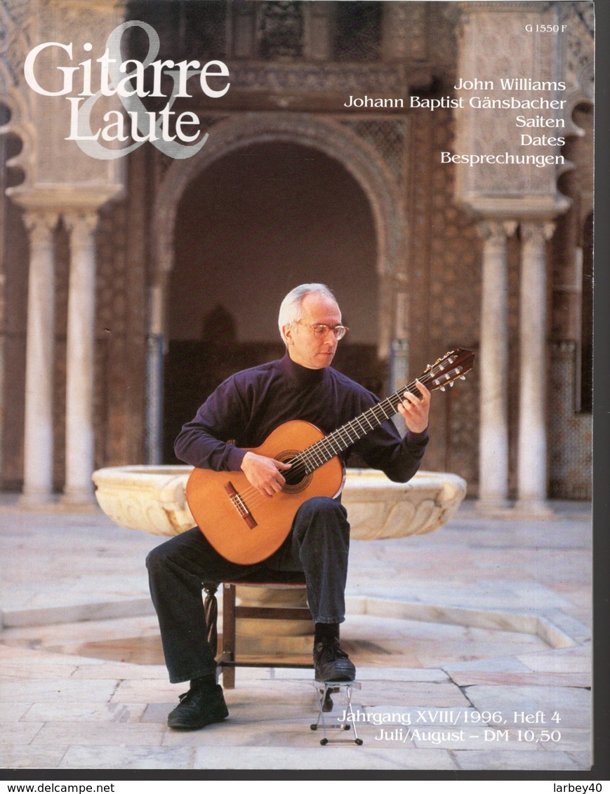 Revue De Musique -  Gitarre & Laute - N° 4 - 1996 - John Williams - Musica