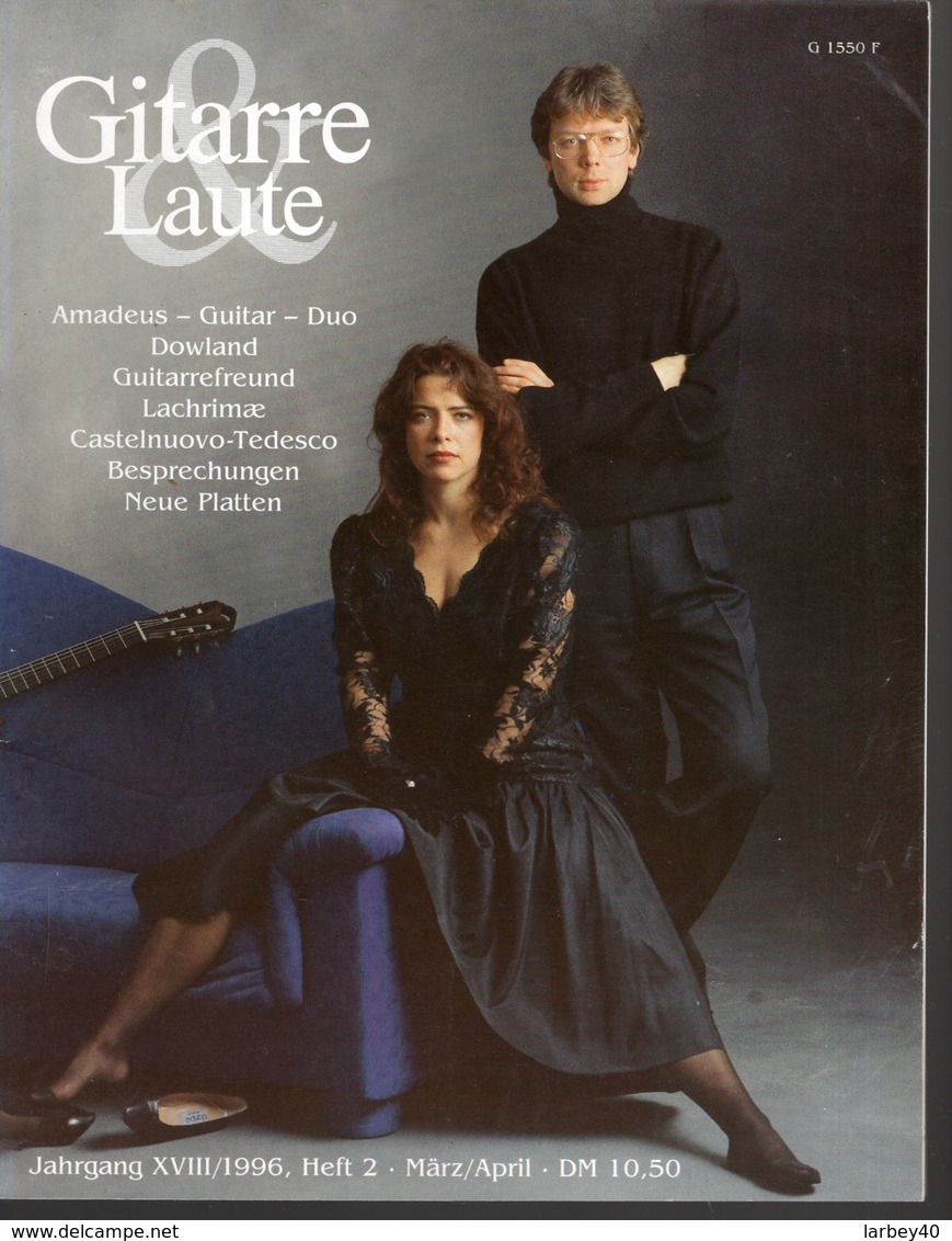 Revue De Musique -  Gitarre & Laute - N° 2 - 1996 - Amadeus - Muziek