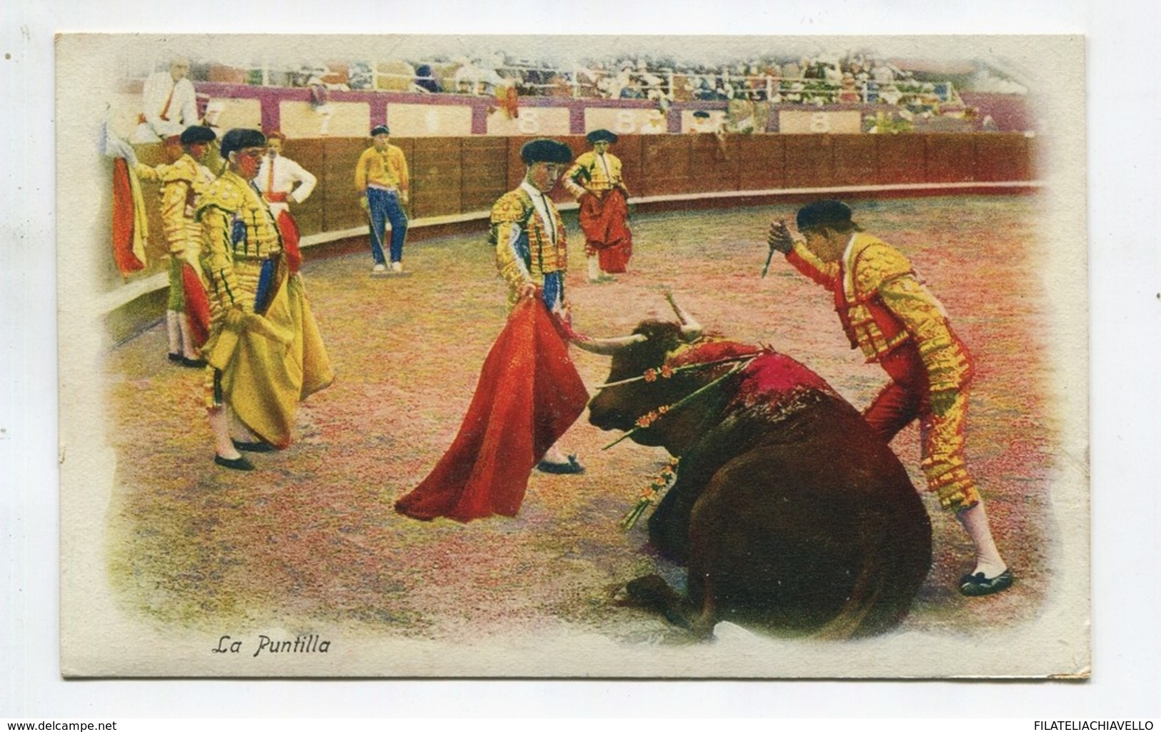 CORRIDA DE TODOS BARCELONA CATALUÑA ESPAÑA ANTIGUA TARJETA POSTAL SPAIN POSTCARD 120619 - Barcelona