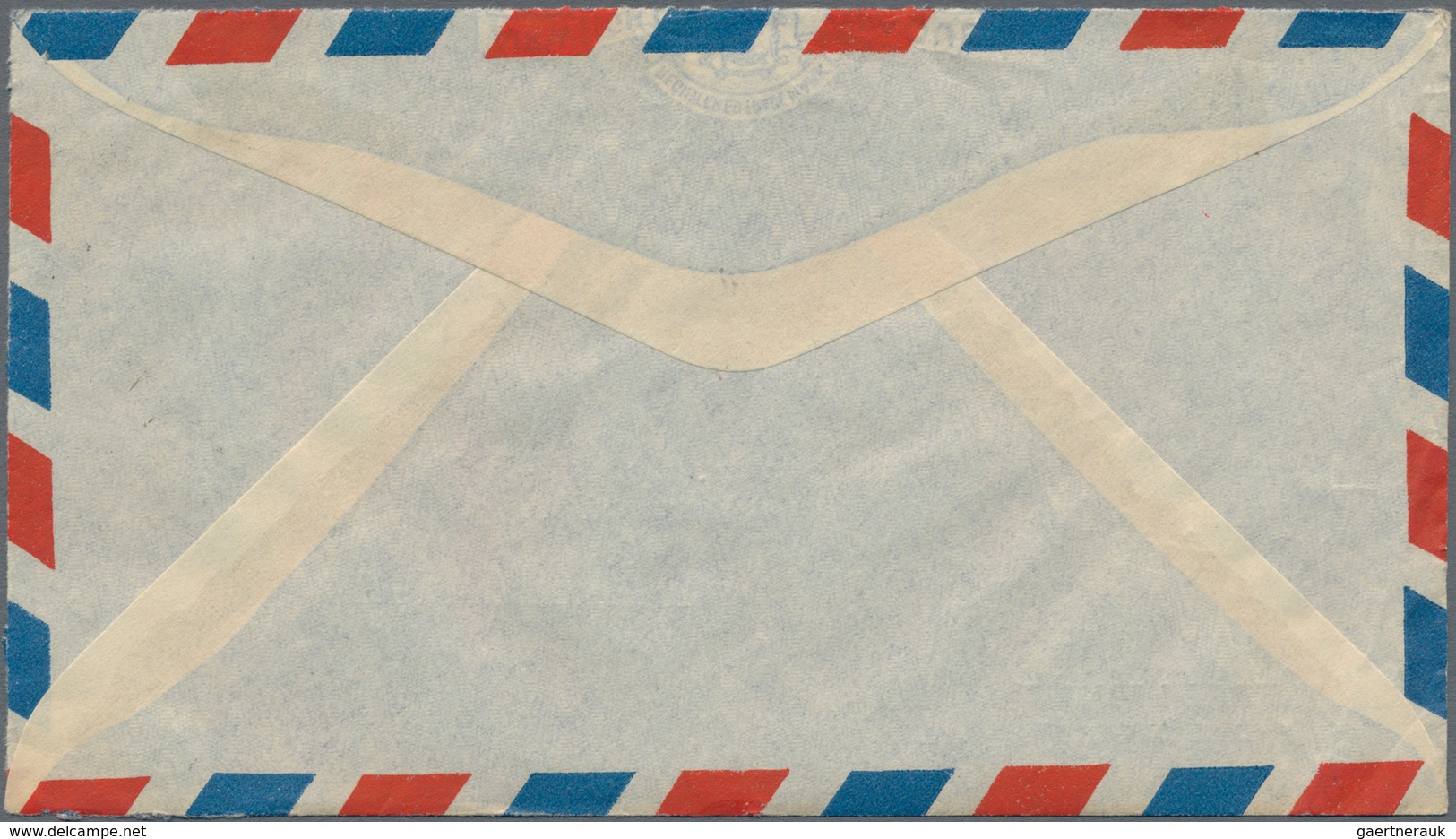 Bahrain: 1948/53, Four Airmail Covers To Pforzheim/Germany: KGV 3 ½ A. (4), 3 A./3d. (2), 6 A./6d. A - Bahrain (1965-...)