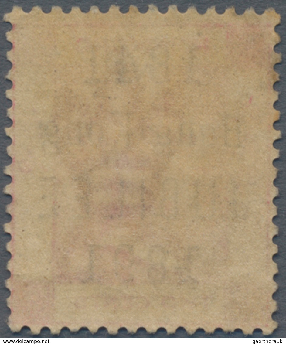 Hongkong: 1891, "Jubilee" 2c Carmine, Variety "tall Narrow K", MNH With Slightly Toned Gum, Sound Ex - Other & Unclassified