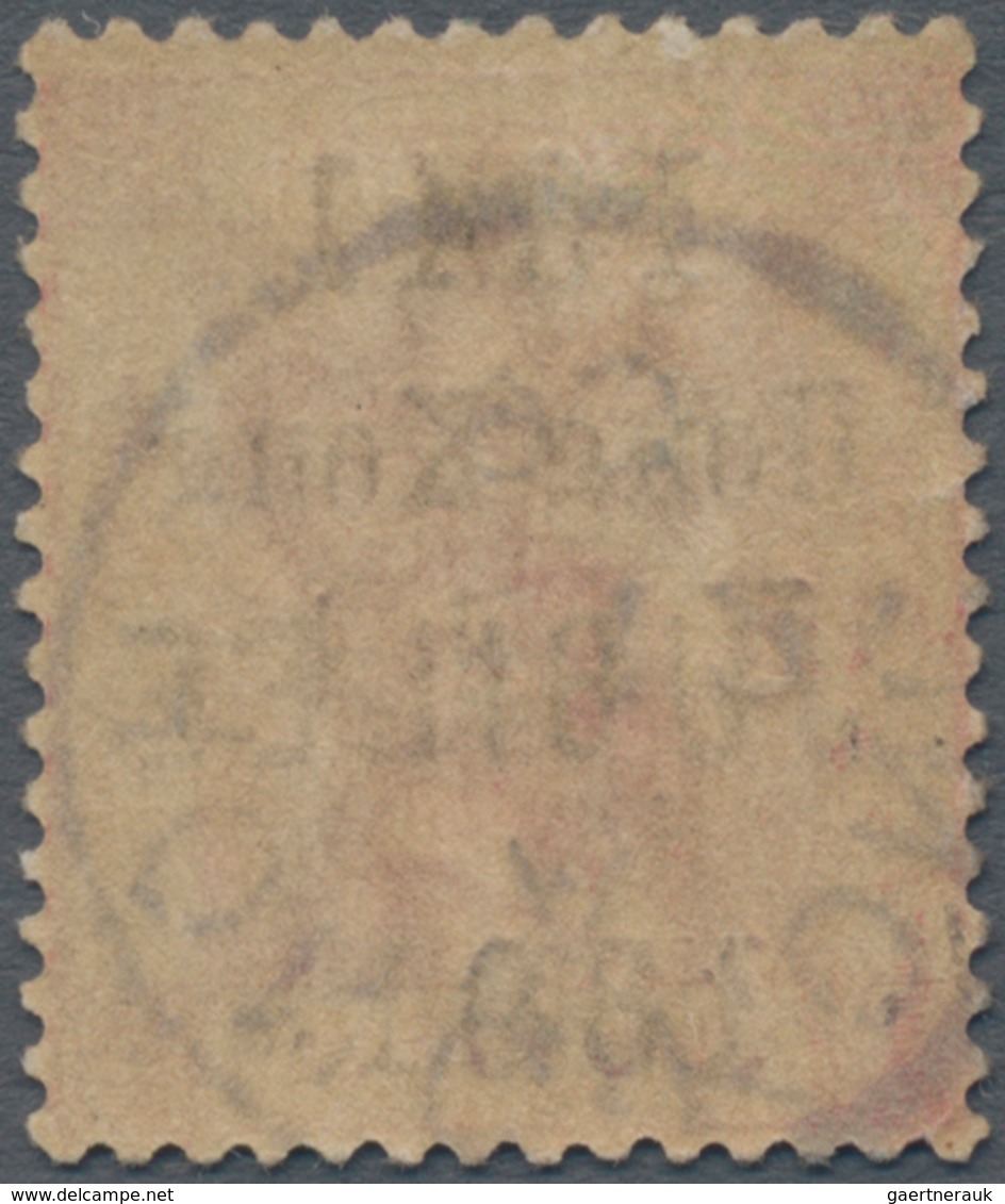 Hongkong: 1891, Jubilee 2c Carmine, Variety Lower Line Of Overprint "1841" Corrected To "1891" With - Sonstige & Ohne Zuordnung