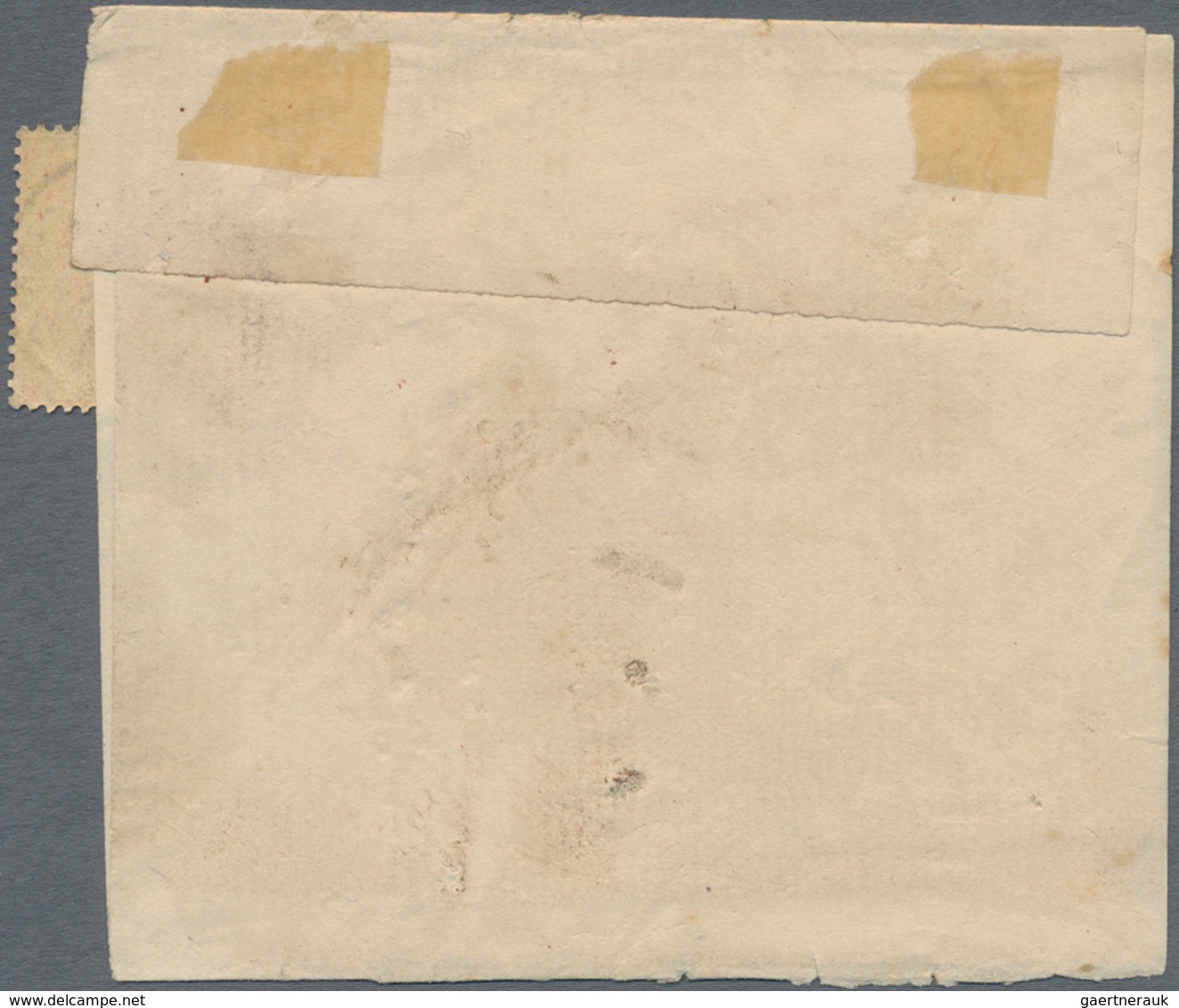 Hongkong: 1895, Wrapper To San Salvador/Central America: QV 2 C. Rosine Canc. "HONG KON E JY 23 95" - Other & Unclassified