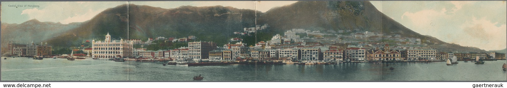 Hongkong: 1907, KEVII 2 C. (pair), 4 C. Scarlet And 10 C. Tied "REGISTERED G.P.O. HONG KONG 6 AU 07" - Sonstige & Ohne Zuordnung