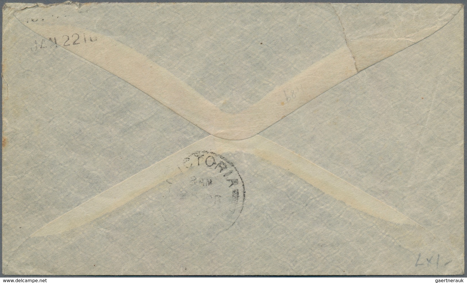 Hongkong - Treaty Ports: Foochow: 1902/07, KEVII. Stationery Card 4 C. Red Canc. "FOOCHOW B FE 3 11" - Sonstige & Ohne Zuordnung