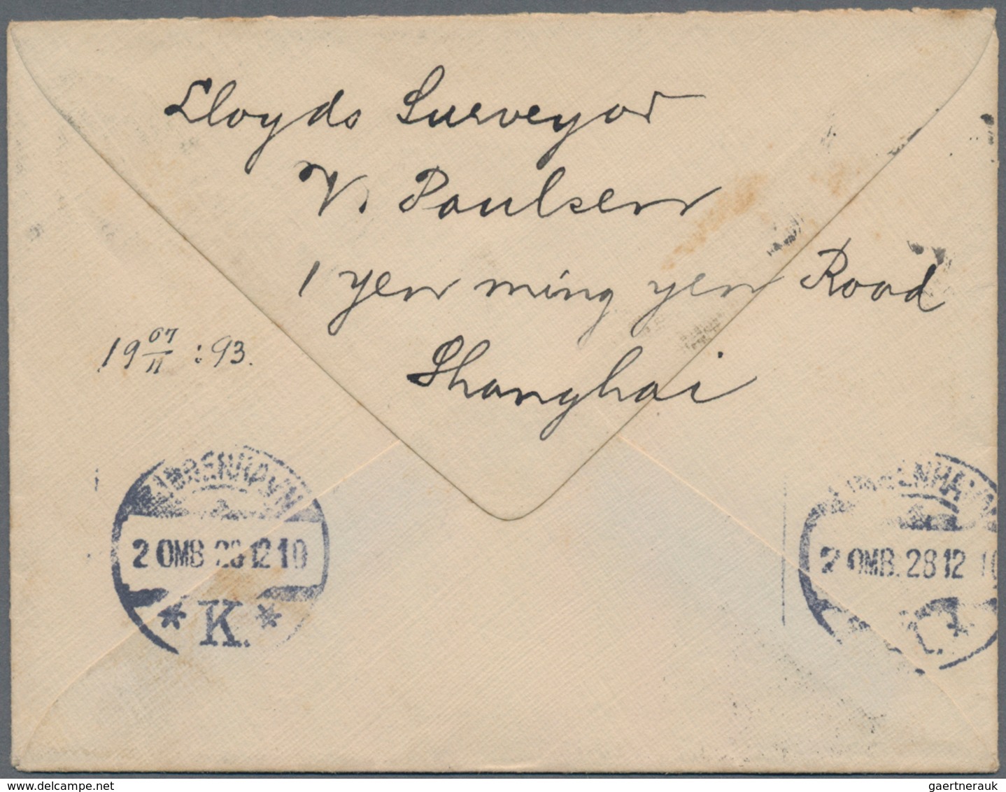 Hongkong - Treaty Ports: Shanghai: 1904/07, KEVII 4 C. (2), 2 C. Resp. 10 C. Single Used Indicia A O - Andere & Zonder Classificatie