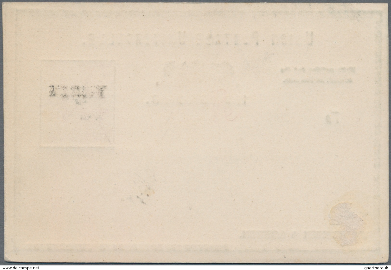 Hongkong - Ganzsachen: 1879, QV 3 C. On 16 C. Yellow On 1879 Formular Stationery Card In Blue, Varie - Ganzsachen