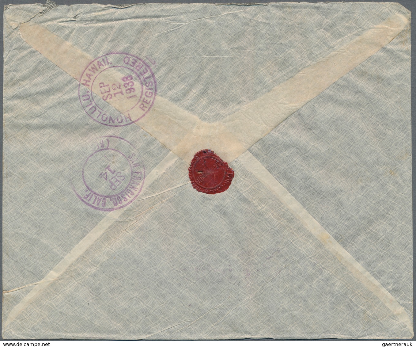Hongkong - Besonderheiten: 1938/40, Registered Air Mail Clipper Covers (6) From American Express Co. - Other & Unclassified