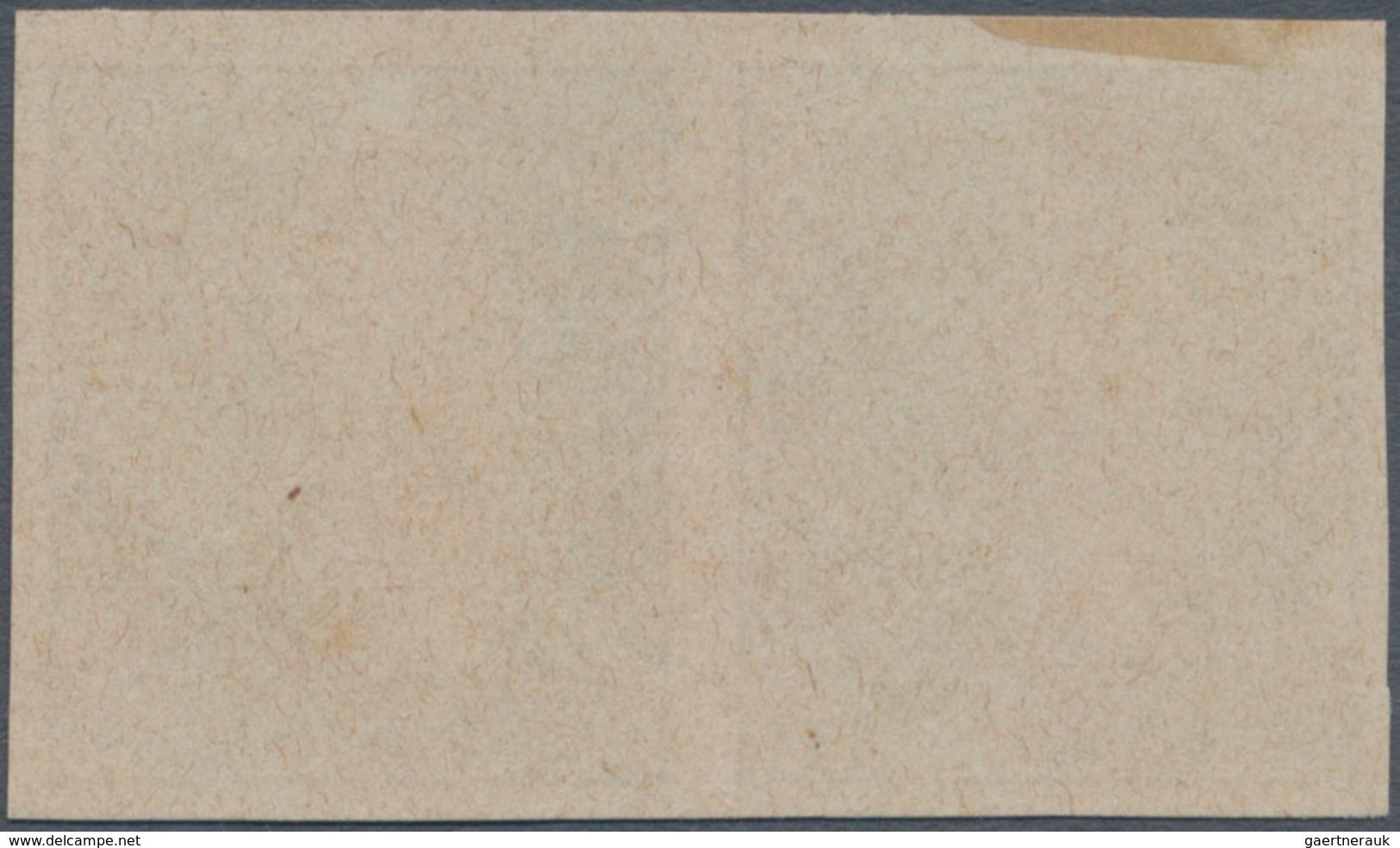 Indien: 1856 East India ½a. Pale Blue IMPERF PROOF PAIR On Wove Paper, Unused Without Gum As Produce - 1852 Sind Province