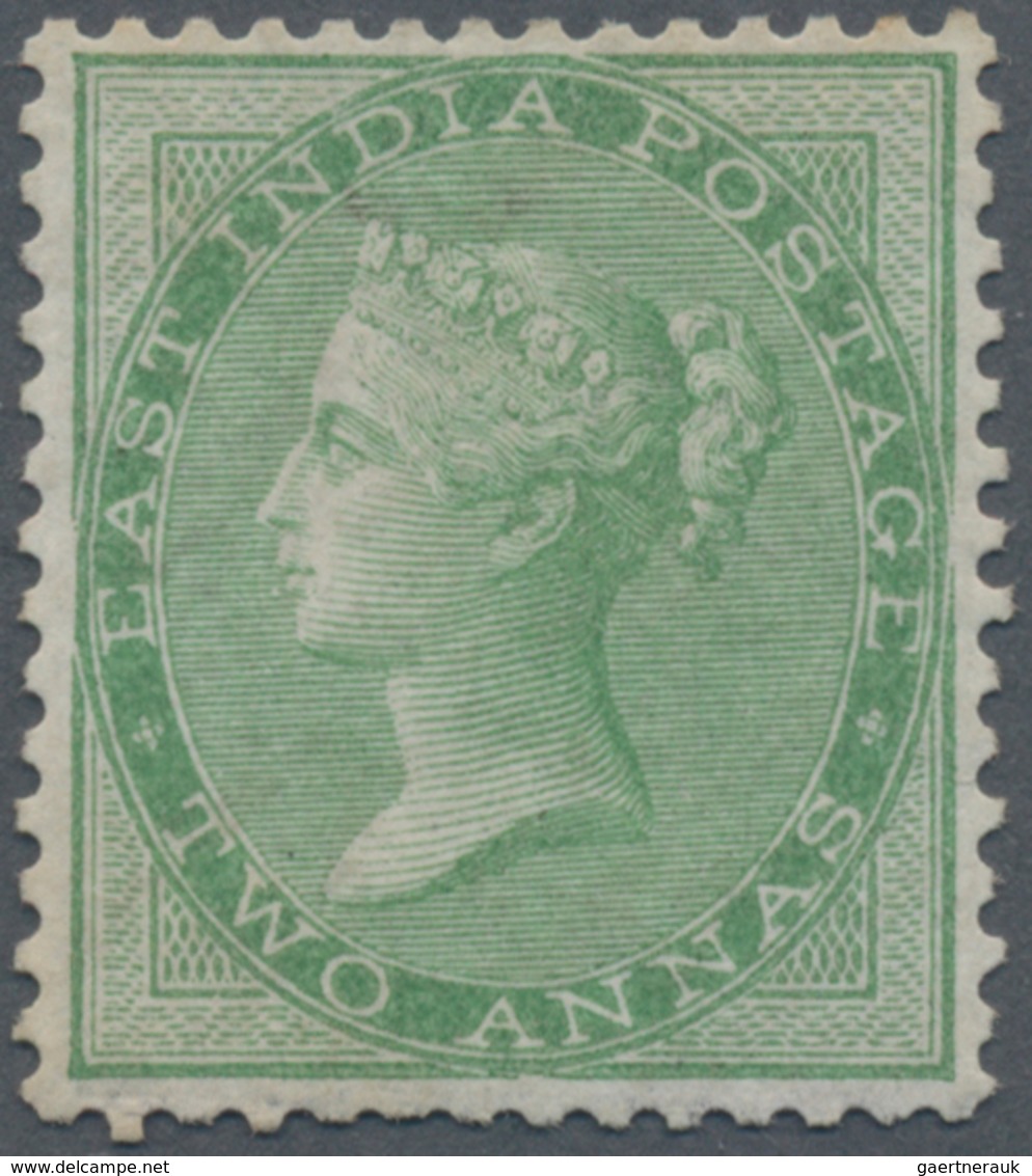 Indien: 1856-64 UNISSUED 2a. Yellow-green, Unused Without Gum, Fresh And Fine. (SG For Mint: £3750) - 1852 Provinz Von Sind