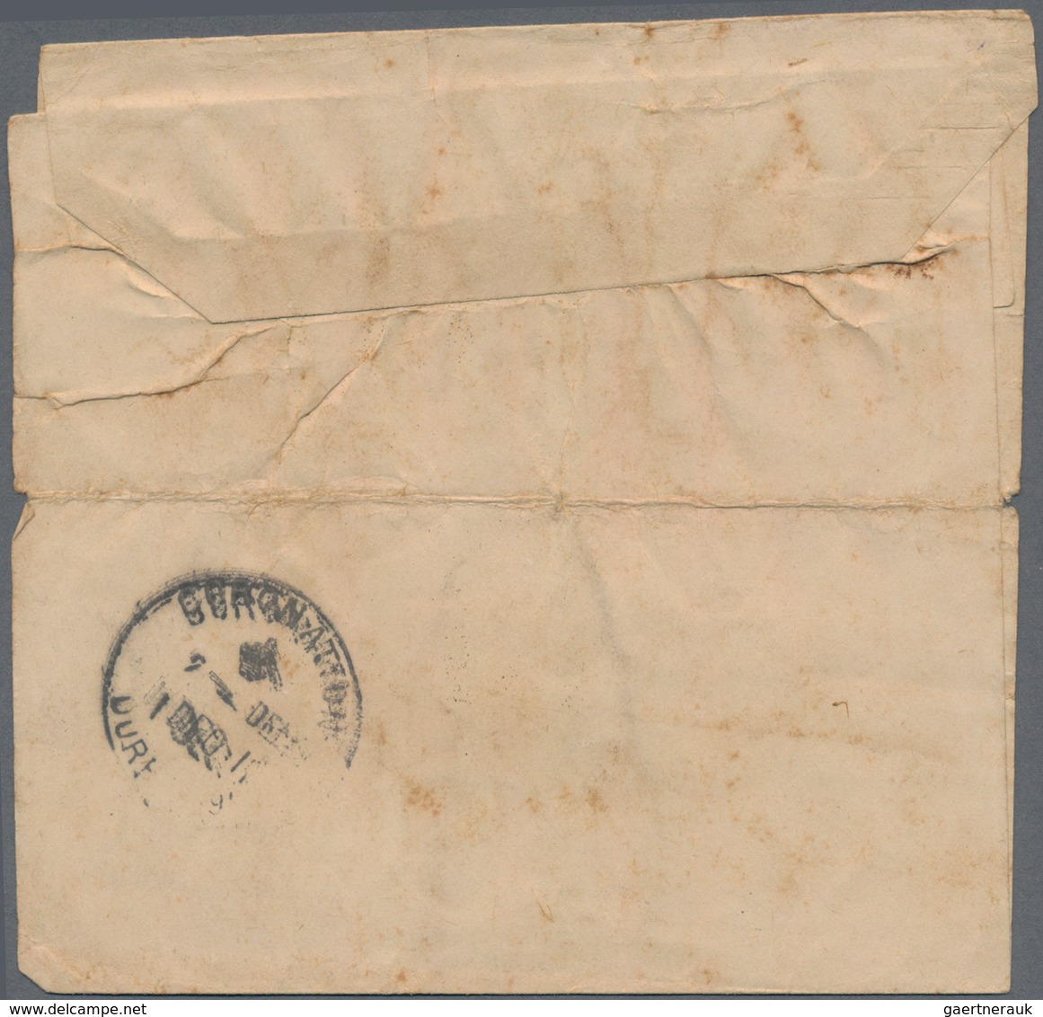 Indien: 1911/1947: Three Covers And A Wrapper Bearing SPECIAL CANCELLATIONS, With Two Different Date - 1852 Sind Province