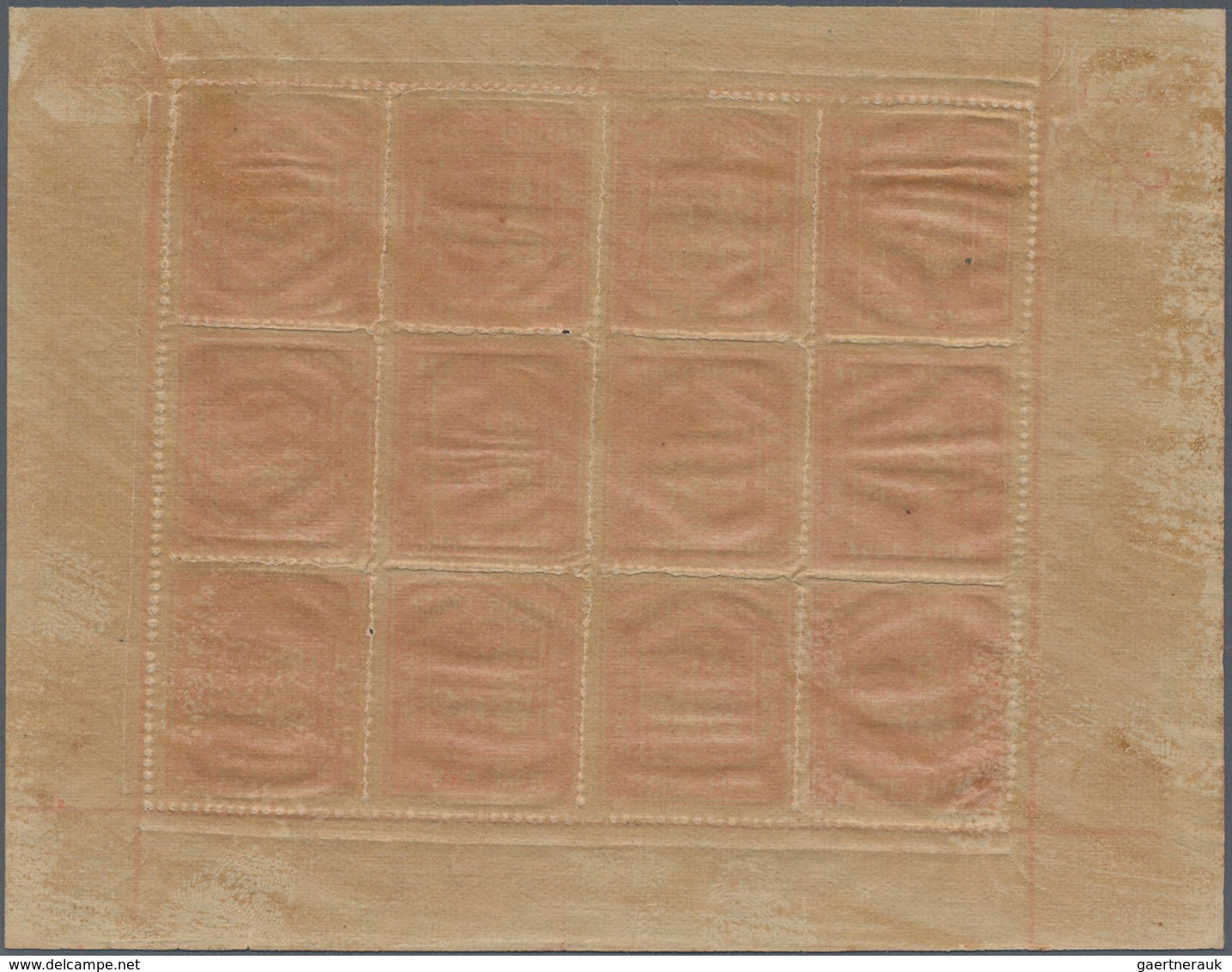 Indien - Feudalstaaten - Jaipur: 1904 Three Complete Sheets Of 12 Of 1a., One In Dull Red, Two In Sc - Other & Unclassified