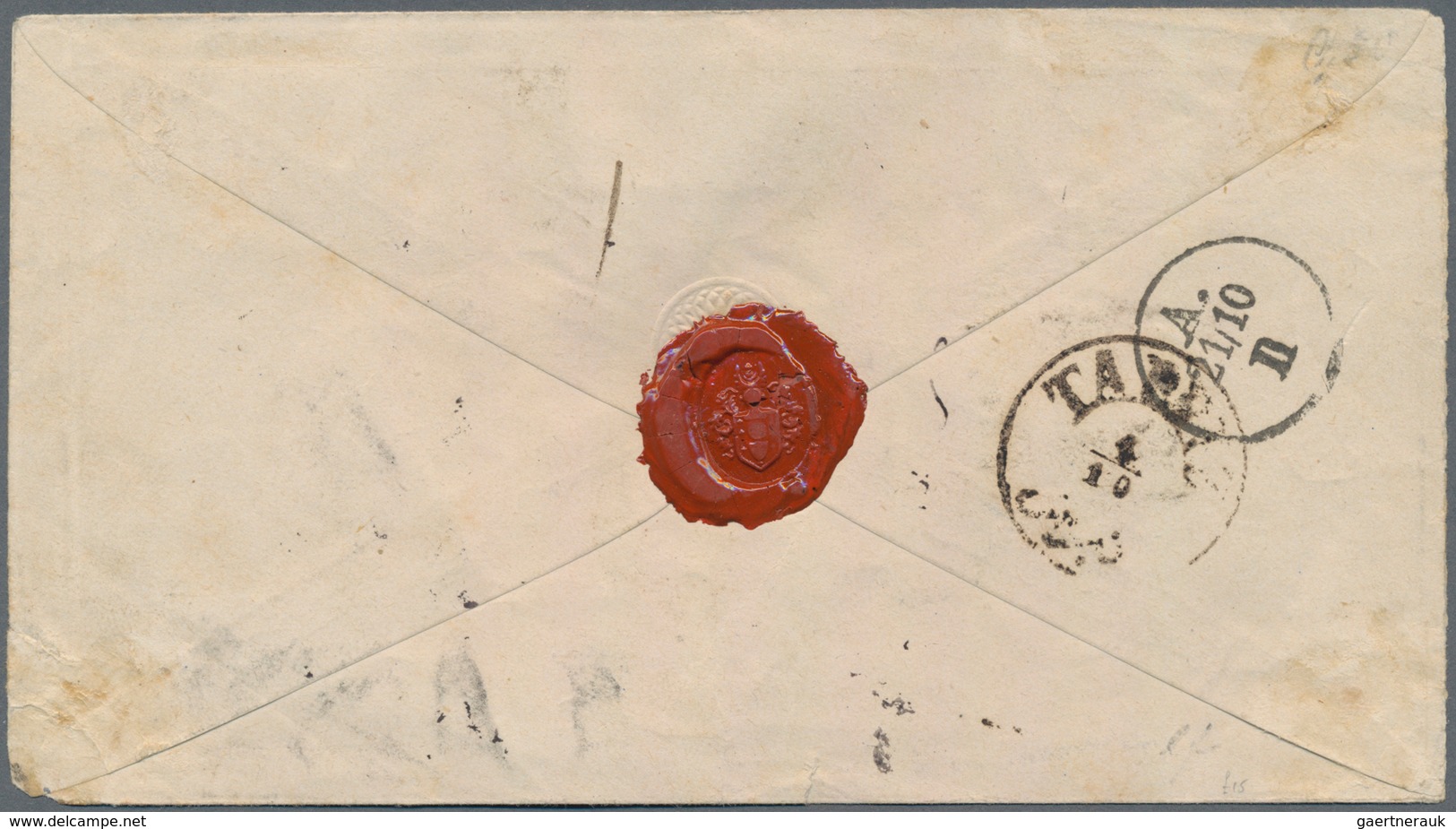 Iran: TEHERAN - RARE REGISTERED UPRATED 5ch POSTAL STATIONERY ENVELOPE TO OVERSEAS: Attractive 29 Se - Iran