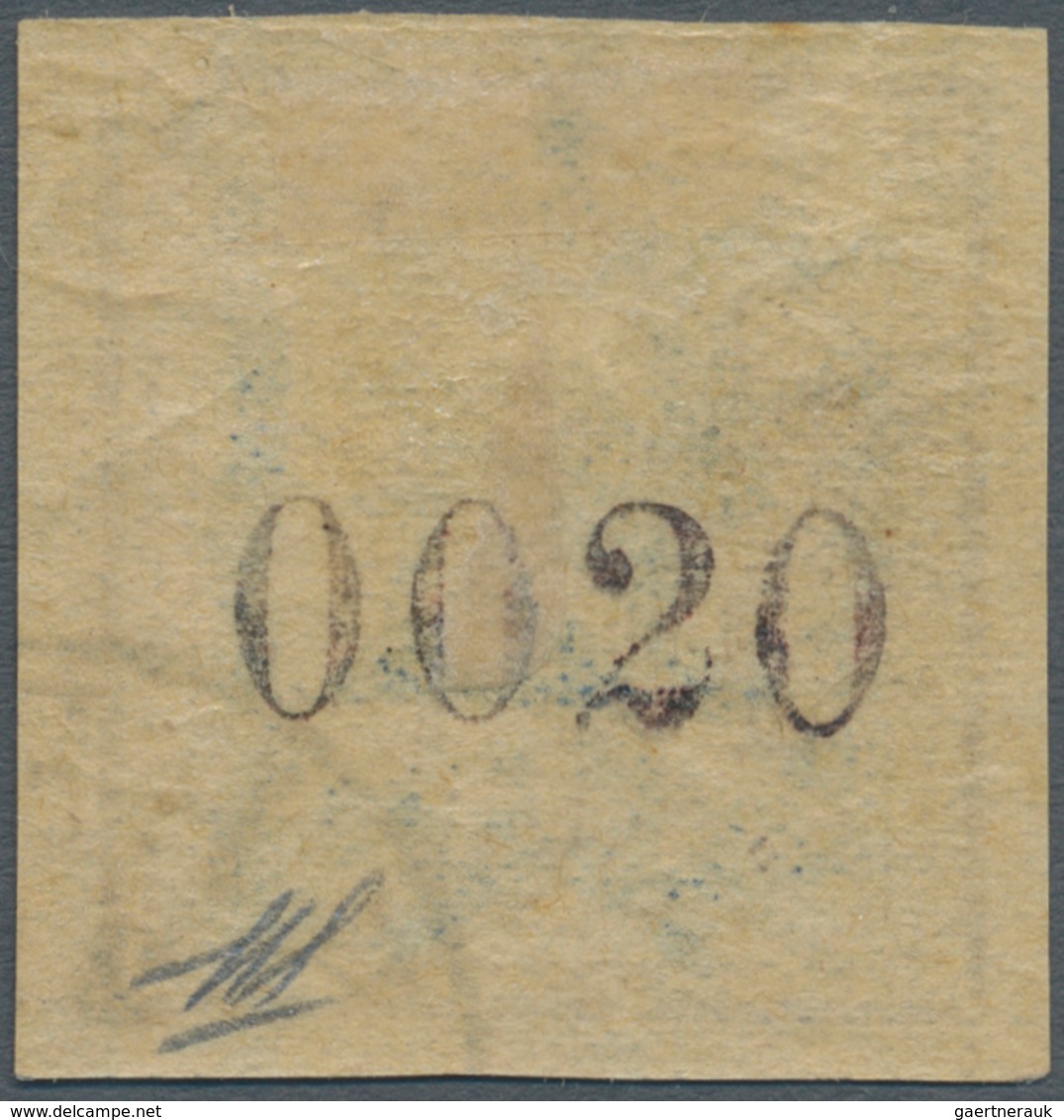 Iran: 1902, Unissued 50 T. Magenta And Grey Rosette Background, Position 3 With "0020" Control Numbe - Iran