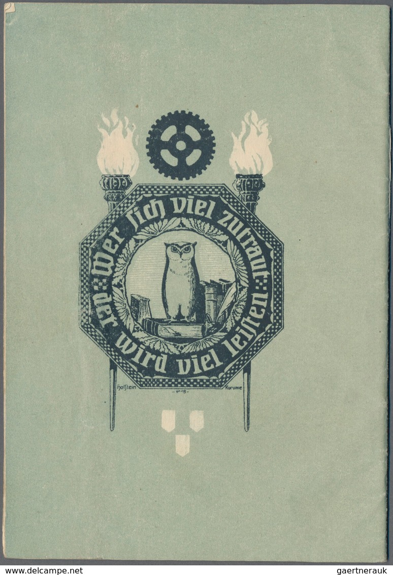 Lagerpost Tsingtau: Kurume, 1918, 3rd Exhibition Of Arts&crafts, Original Exhibition Catalog (131x14 - China (kantoren)