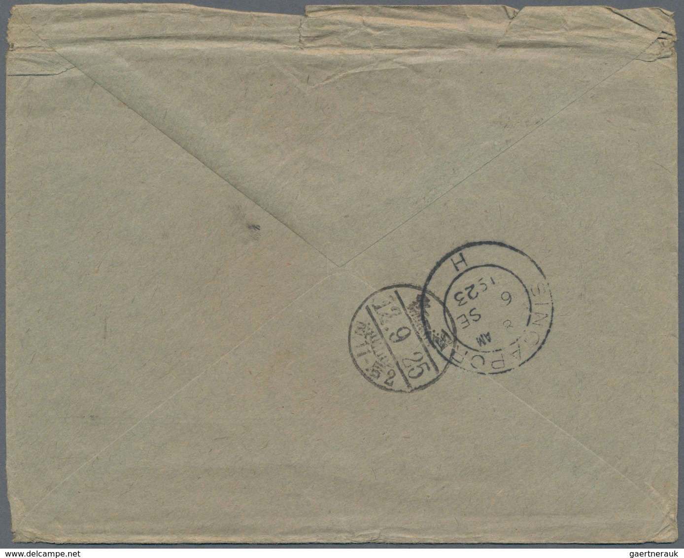 Korea: Incoming mail, Germany, 1921/25, four covers: 1921 to Gensan/Wonsan w. "10.12.25" arrival; an