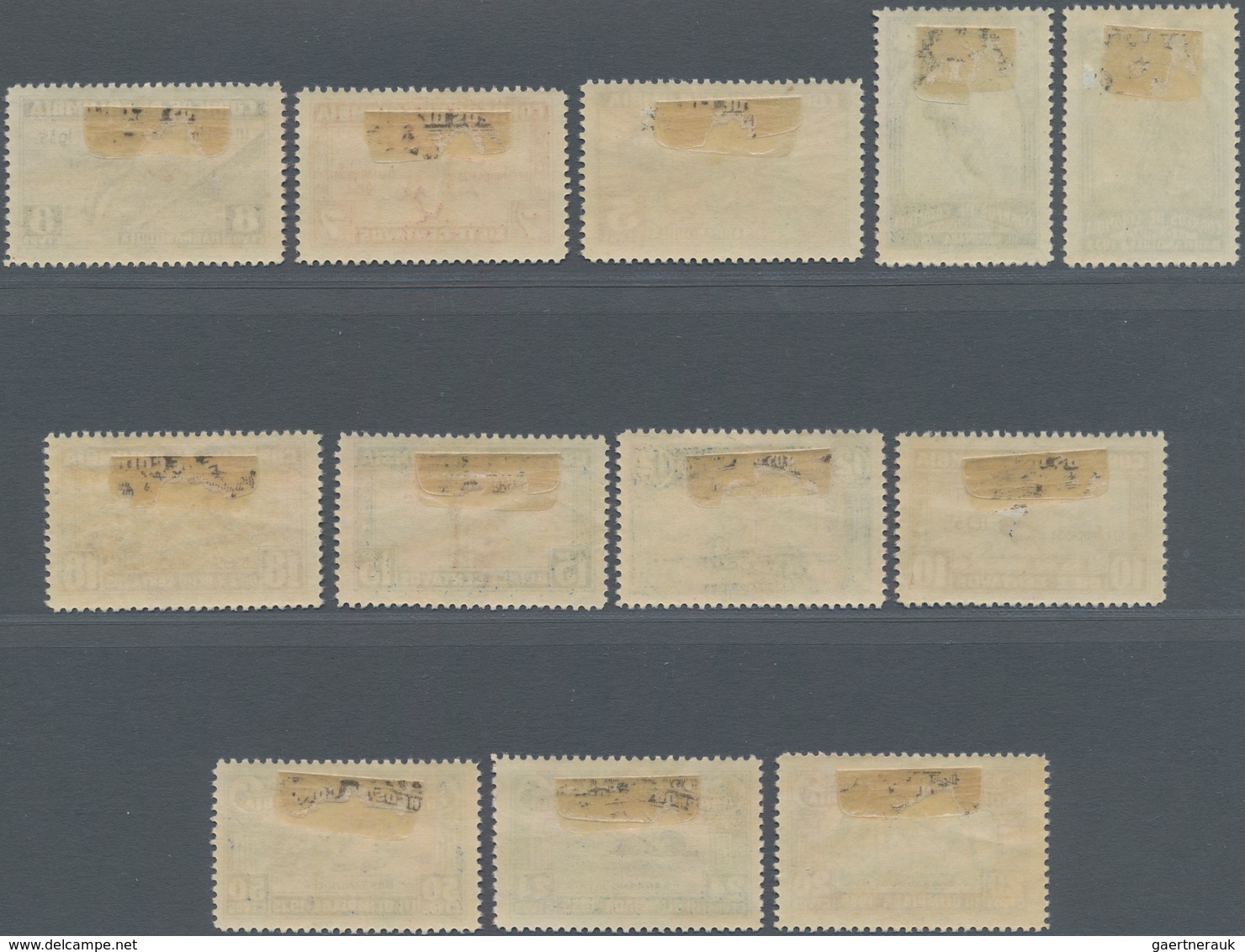 Korea-Nord: 1946, 50 Ch. Greyish Green, A Right-margin Block Of 10 (5x2), Unused No Gum As Issued. - Korea (Nord-)