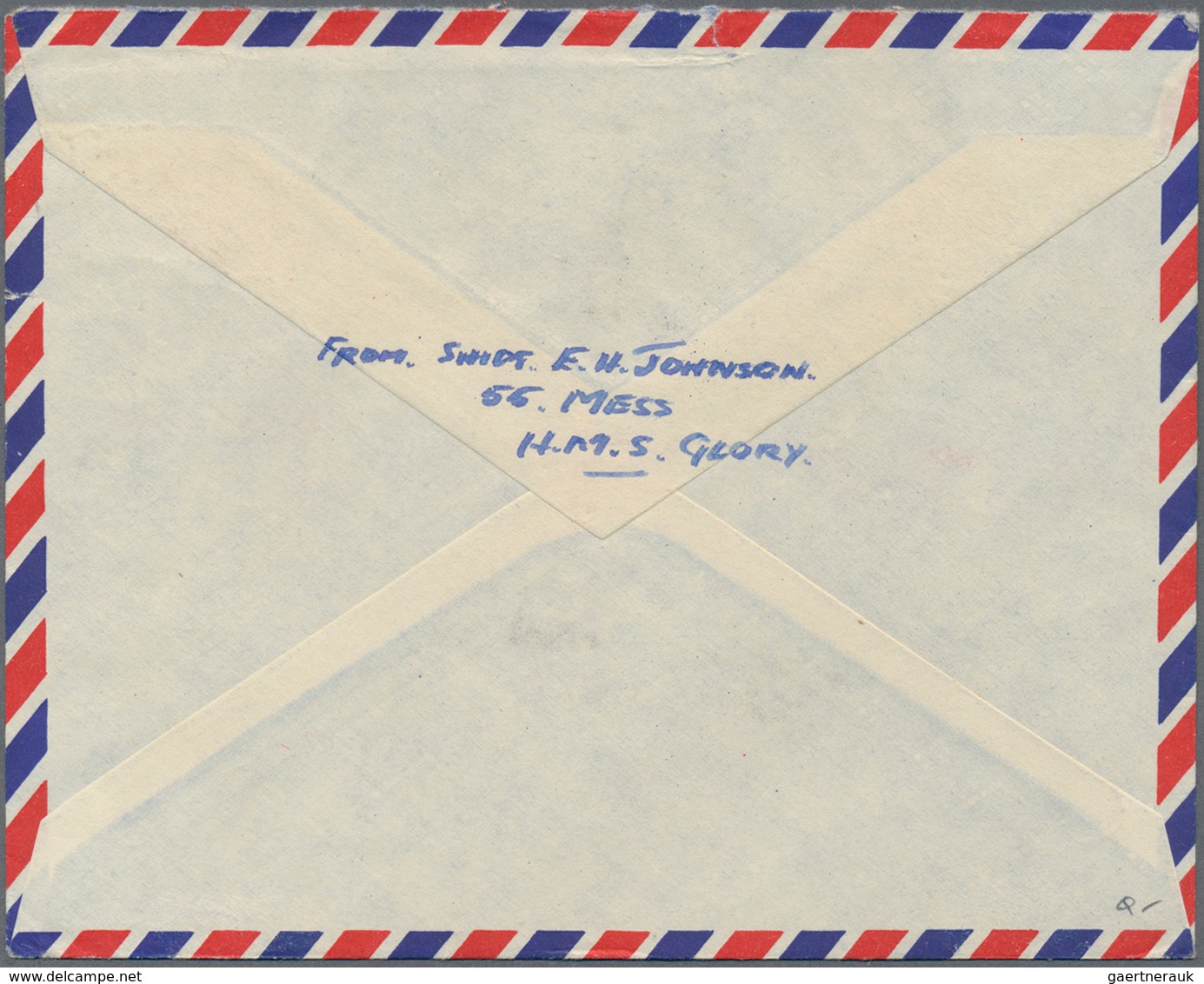 Korea-Süd: 1951/53, korean war, military mail covers (4) of british FPO 406 (2, Pusan) resp. HM ship