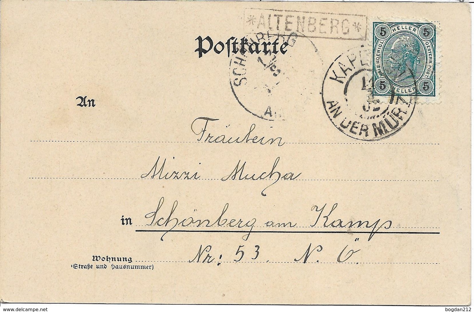 1902 - NASS KAMM , Gute Zustand, 2 Scan - Raxgebiet