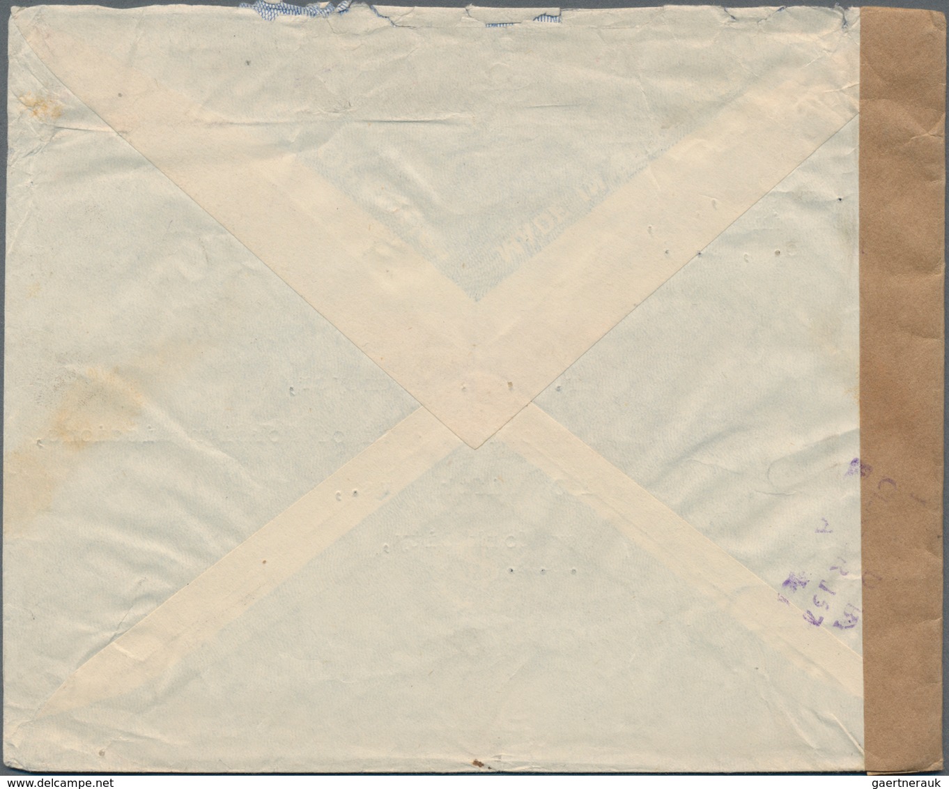 Malaiische Staaten - Pahang: 1941 Censored Airmail Cover From Ringlet To New York Per 'Pacific Clipp - Pahang