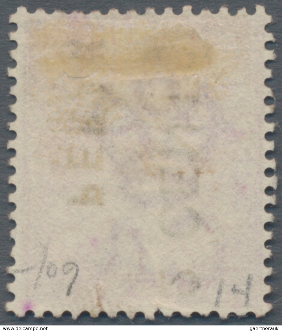 Malaiische Staaten - Perak: 1883 "2 CENTS" On 4c. Rose, Overprinted Types 11+13, Unused Without Gum, - Perak