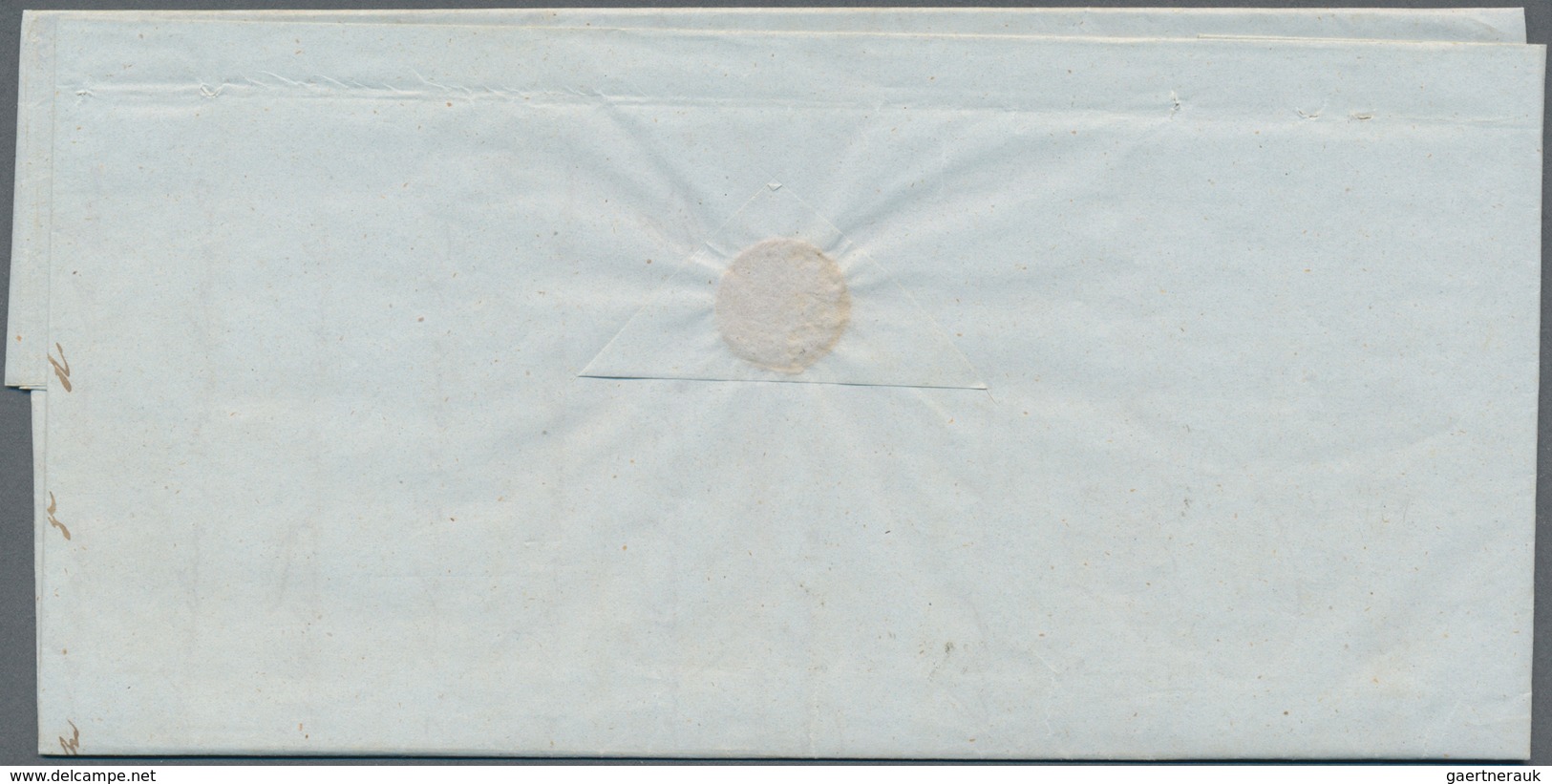 Niederländisch-Indien: 1844/1855, Group Of 3 Entire Letters With Oval Postmarks, Each Addressed To B - Niederländisch-Indien