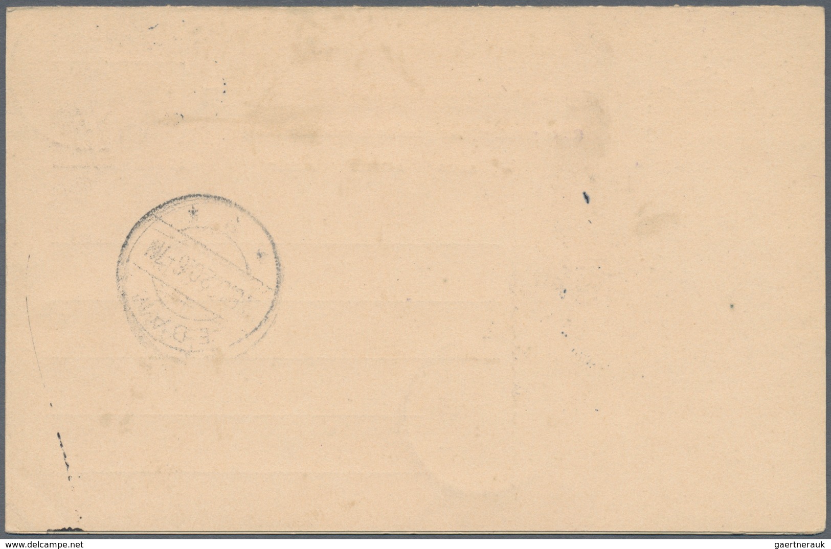 Niederländisch-Indien: 1920 Postal Stationery Double Card 5+5c. Used Registered From Makasser To Eda - Netherlands Indies