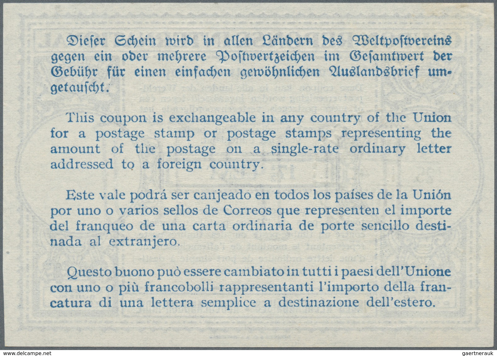 Niederländisch-Indien: 1940, International Reply Coupon IRC, 17 1/2 C. Canc. "PANGALAN-SOESOE 25.1.4 - Niederländisch-Indien