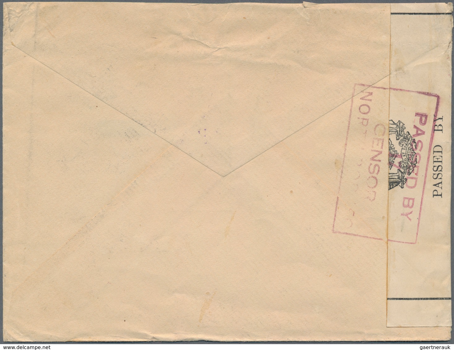 Nordborneo: 1939, 12 C. Resp. 12 C. And 1941 2 C. Ovpt. "War Tax" On Two Covers Oct/Dec 1940 To USA. - North Borneo (...-1963)