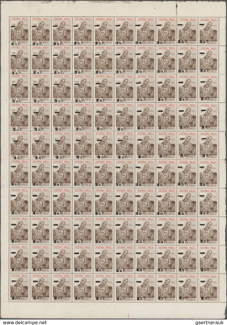 Portugiesisch-Indien - Zwangszuschlagsmarken: 1961 Postal Tax Stamp (Assistência Pública) 20c. Surch - Portugiesisch-Indien