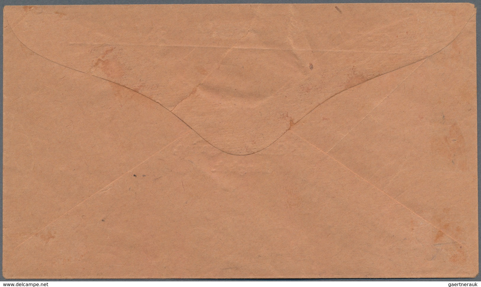Thailand: 1907 Ca.: "One Att Stamps Run Short/Postage Paid" In M/s On 'German Telegram Service' Enve - Thailand