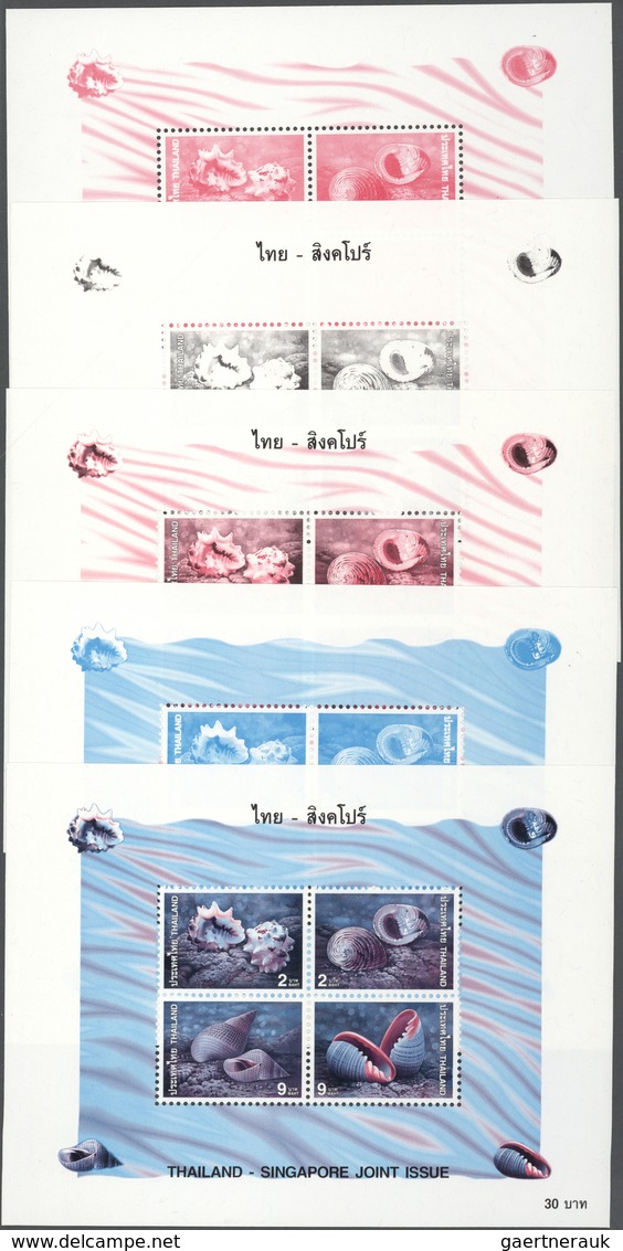 Thailand: 1997. Progressive Proof (9 Phases Inclusive Original) For The Souvenir Sheet Of The Set SH - Thailand