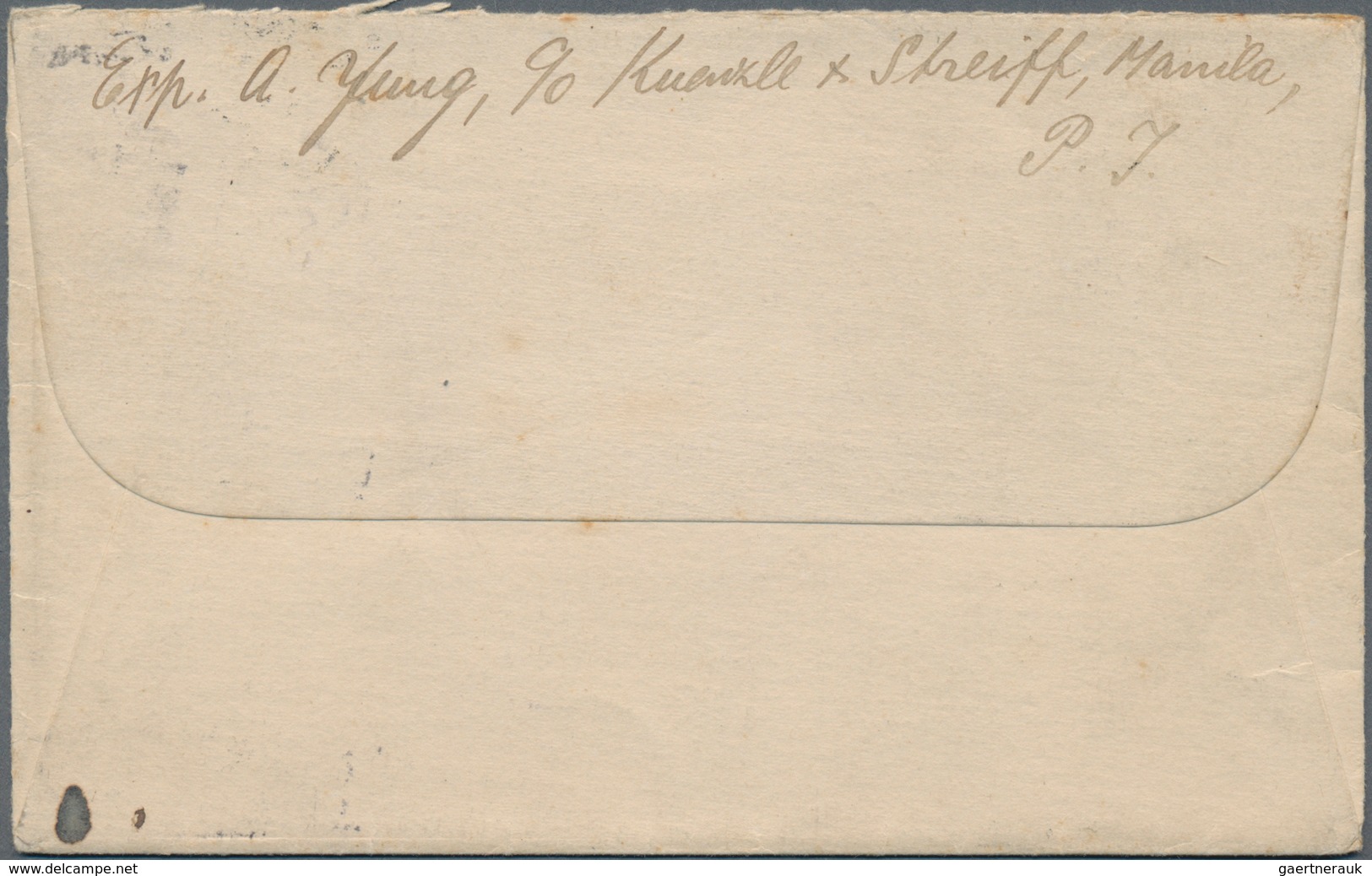 Thailand - Besonderheiten: 1913 "MISSENT TO BANGKOK" Boxed H/s On Cover Dent From Manila, Philippine - Thailand